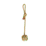 Color Weave Rope Ball Dog Toy
